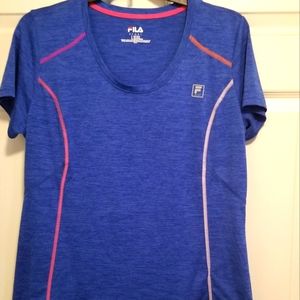 Ladies Fila Sport Blue Top